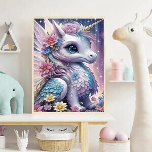 Unicorn Diamond Painting Kit for Adults, Diamond Art Kits for Beginners